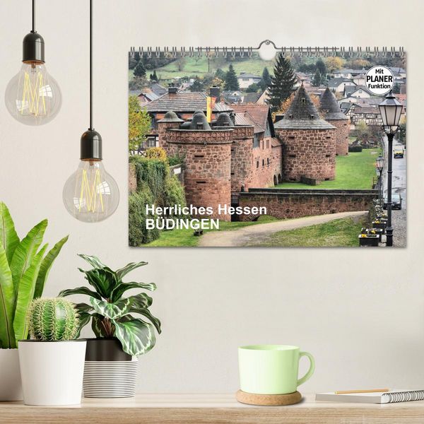 Produktbild: Herrliches Hessen - B&uuml;dingen (Wandkalender 2026 DIN A4 quer), CALVENDO Monatskalender