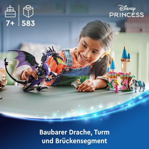 Produktbild: LEGO ǀ Disney Princess Malefiz als Drache, Dornr&ouml;schen-Spielzeug 43240