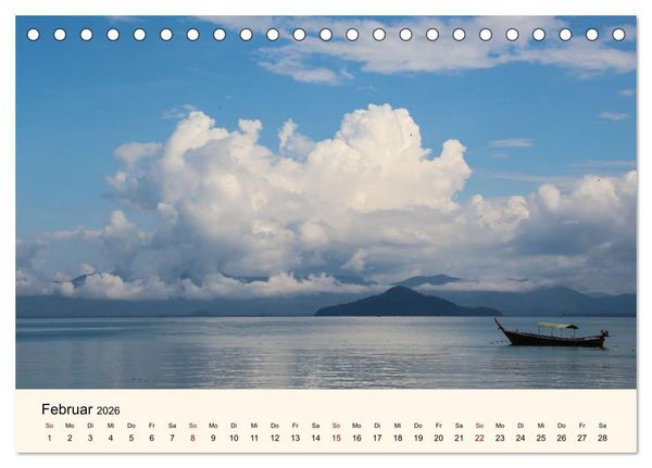 Produktbild: S&uuml;dostasiens Natursch&auml;tze (Tischkalender 2026 DIN A5 quer), CALVENDO Monatskalender