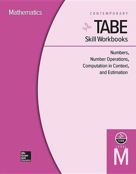 Produktbild: Tabe Skill Workbooks Level M: Numbers, Number Operations, Computation in Context, and Estimation (10 Copies)