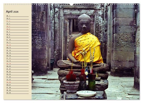 Produktbild: Kambodscha. Angkor Wat (Wandkalender 2026 DIN A2 quer), CALVENDO Monatskalender