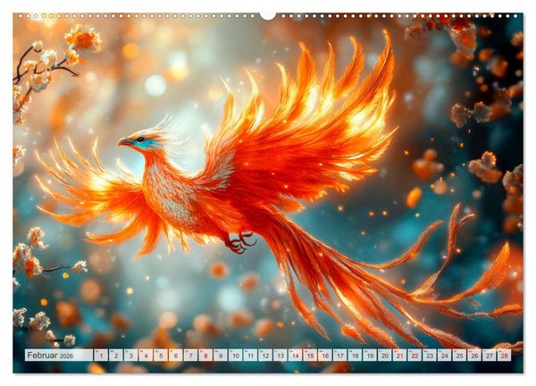 Produktbild: FABELWESEN M&auml;rchenhafte Tr&auml;ume (Wandkalender 2026 DIN A2 quer), CALVENDO Monatskalender