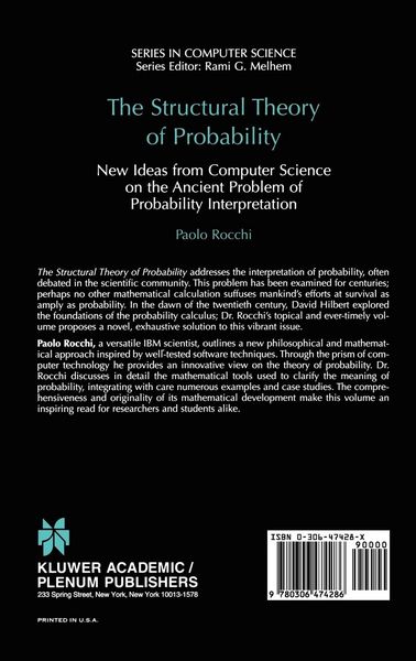 Produktbild: The Structural Theory of Probability