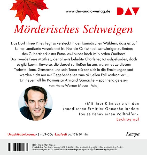 Produktbild: Unter dem Ahorn. Der achte Fall f&uuml;r Gamache