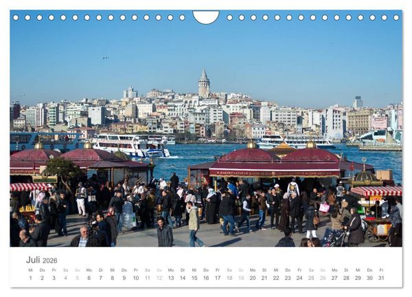 Produktbild: Istanbul - zwischen Okzident und Orient (Wandkalender 2026 DIN A4 quer), CALVENDO Monatskalender