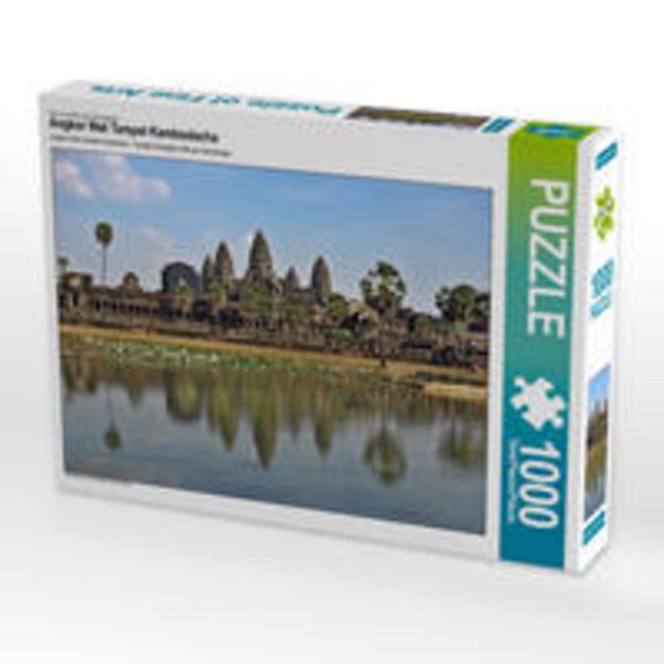CALVENDO Puzzle Angkor Wat Tempel Kambodscha | 1000 Teile Lege-Größe 64x48cm Foto-Puzzle für glückliche Stunden