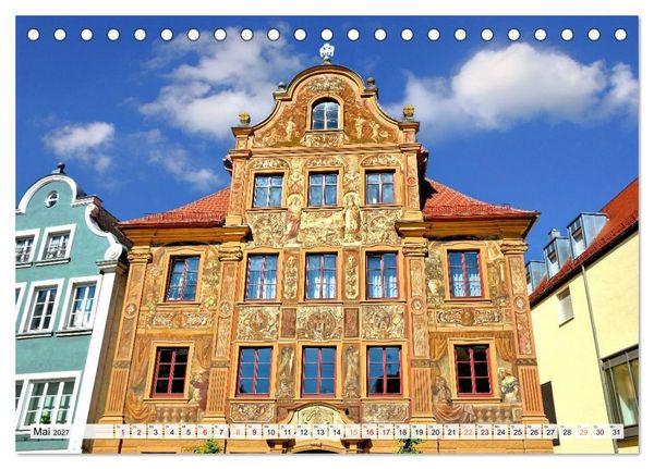 Produktbild: Ellwangen - Jagst im Ostalbkreis (Tischkalender 2027 DIN A5 quer), CALVENDO Monatskalender