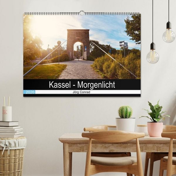 Produktbild: Kassel - Morgenlicht (Wandkalender 2026 DIN A2 quer), CALVENDO Monatskalender
