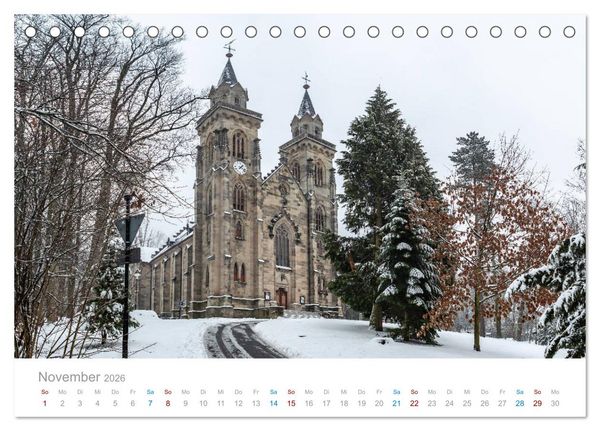 Produktbild: Sonneberg - Spielzeugstadt im Th&uuml;ringer Wald (Tischkalender 2026 DIN A5 quer), CALVENDO Monatskalender