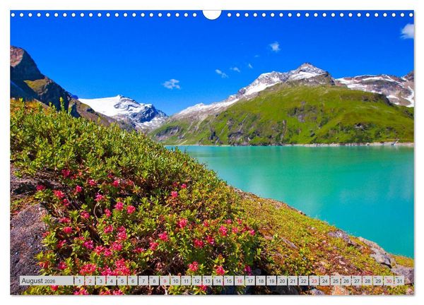 Produktbild: Die Hochgebirgs-Stauseen (Wandkalender 2026 DIN A3 quer), CALVENDO Monatskalender