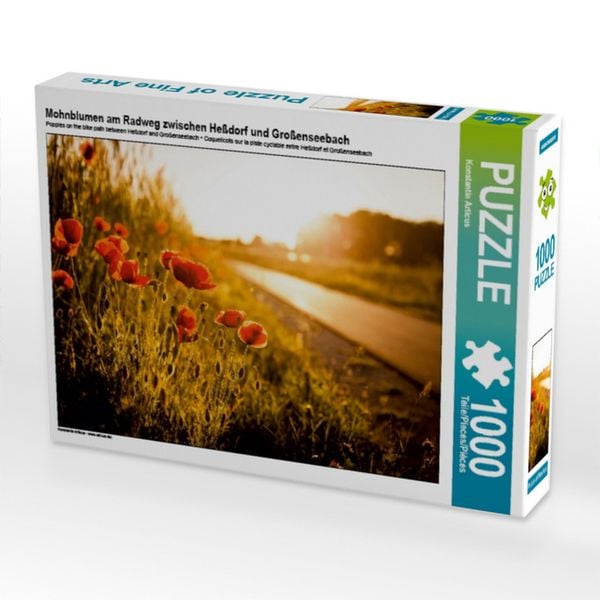 Produktbild: Mohnblumen am Radweg zwischen He&szlig;dorf und Gro&szlig;enseebach (Puzzle)