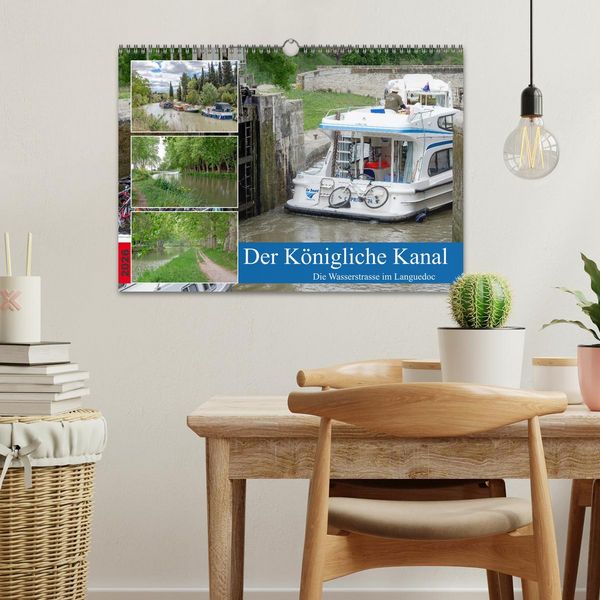 Produktbild: Der K&ouml;nigliche Kanal. Die Wasserstra&szlig;e im Languedoc (Wandkalender 2026 DIN A3 quer), CALVENDO Monatskalender