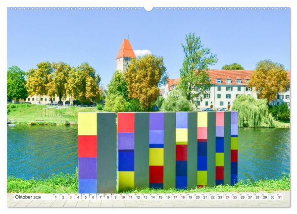 Produktbild: Ulm Gestern und Heute (hochwertiger Premium Wandkalender 2026 DIN A2 quer), Kunstdruck in Hochglanz