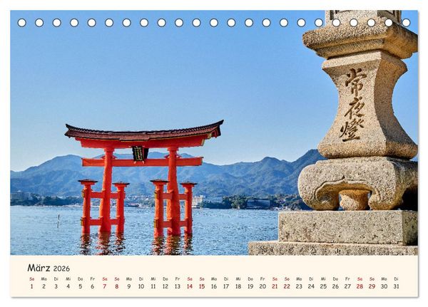 Produktbild: Japan - Traditon und Moderne (Tischkalender 2026 DIN A5 quer), CALVENDO Monatskalender