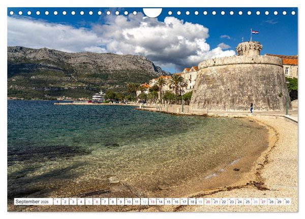Produktbild: Kroatien - Korcula (Wandkalender 2026 DIN A4 quer), CALVENDO Monatskalender