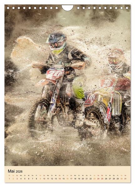 Produktbild: Motocross - Sport der Extreme (Wandkalender 2026 DIN A4 hoch), CALVENDO Monatskalender