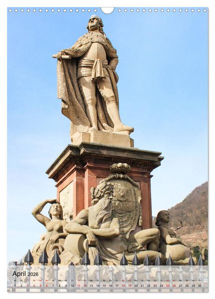 Produktbild: Altes Heidelberg (Wandkalender 2026 DIN A3 hoch), CALVENDO Monatskalender