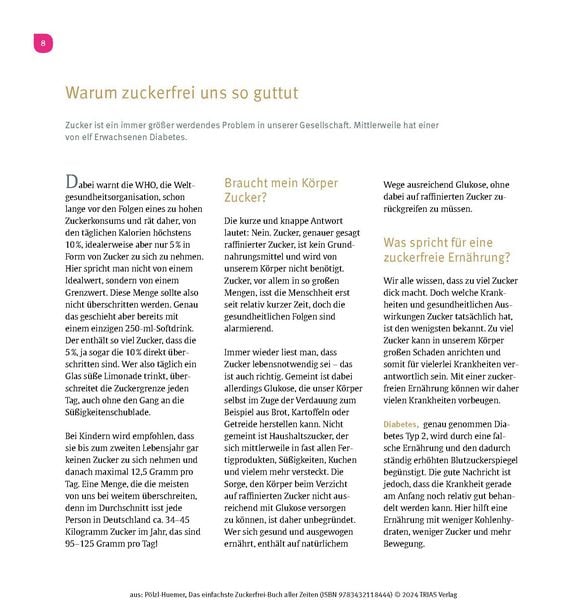 Produktbild: Das einfachste Zuckerfrei-Buch aller Zeiten