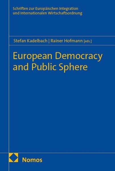 Produktbild: European Democracy and Public Sphere