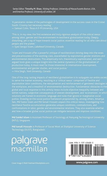 Produktbild: Social Justice in the Globalization of Production