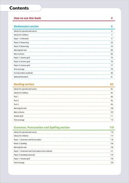 Produktbild: Grammar, Reading & Maths SATs Test Ages 10-11