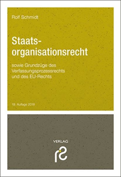 Produktbild: Staatsorganisationsrecht