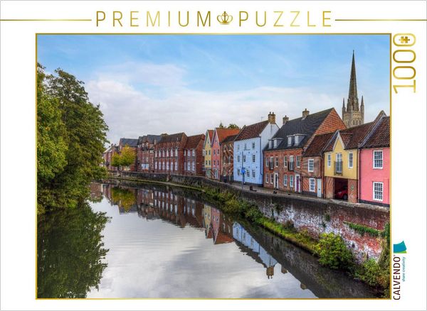 Produktbild: CALVENDO Puzzle Norwich | 1000 Teile Lege-Gr&ouml;&szlig;e 64x48cm Foto-Puzzle f&uuml;r gl&uuml;ckliche Stunden