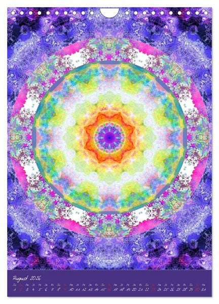 Produktbild: Bl&uuml;hende Mandalas (Wandkalender 2026 DIN A4 hoch), CALVENDO Monatskalender