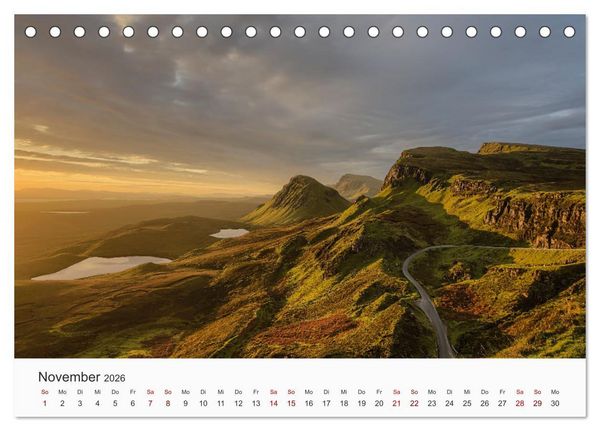 Produktbild: Naturschauspiel Irland (Tischkalender 2026 DIN A5 quer), CALVENDO Monatskalender