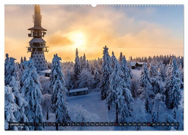 Produktbild: Zauberhaftes Fichtelgebirge (hochwertiger Premium Wandkalender 2026 DIN A2 quer), Kunstdruck in Hochglanz