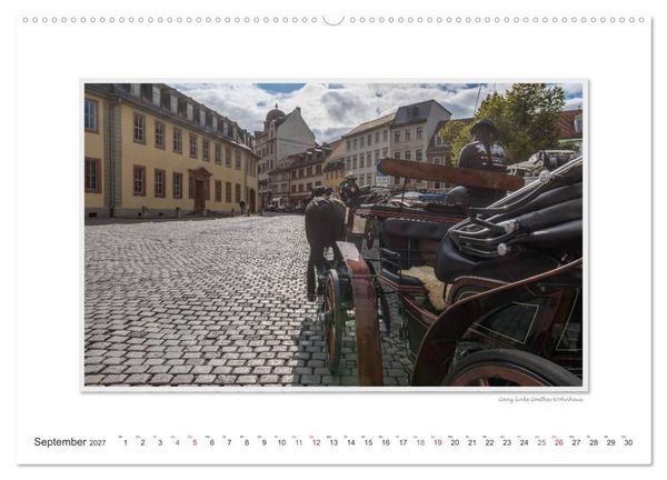 Produktbild: Emotionale Momente: Weimarer Ansichten. (hochwertiger Premium Wandkalender 2027 DIN A2 quer), Kunstdruck in Hochglanz