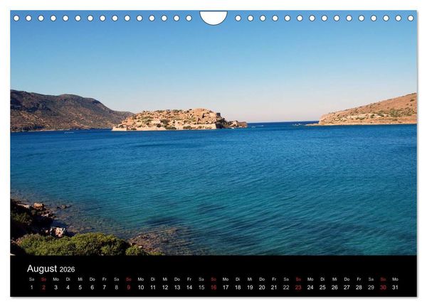 Produktbild: Insel Kreta (Wandkalender 2026 DIN A4 quer), CALVENDO Monatskalender
