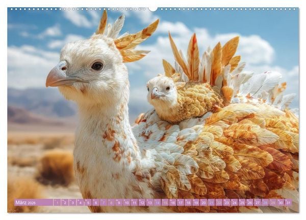 Produktbild: Humorvolle tierische Sch&ouml;pfungen - Hybridtiere (Wandkalender 2026 DIN A2 quer), CALVENDO Monatskalender
