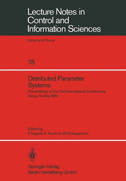 Produktbild: Distributed Parameter Systems