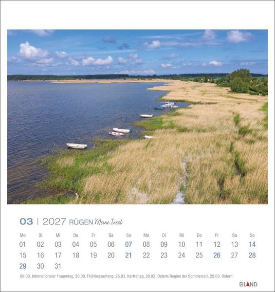 Produktbild: R&uuml;gen Postkartenkalender 2027 - Meine Insel