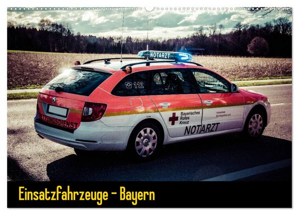 Produktbild: Einsatzfahrzeuge - Bayern (Wandkalender 2026 DIN A2 quer), CALVENDO Monatskalender