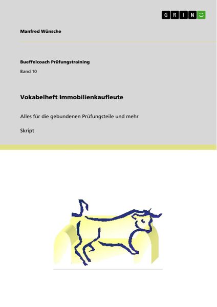 Produktbild: Vokabelheft Immobilienkaufleute
