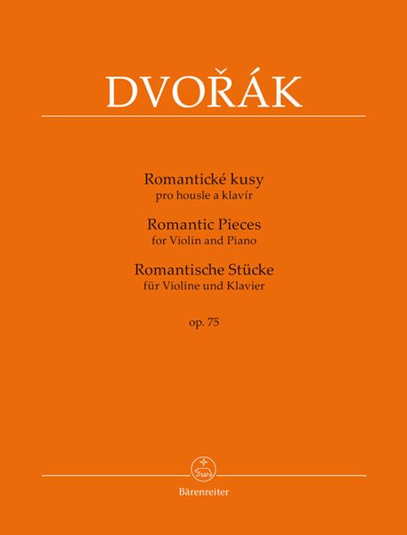 Produktbild: Dvor&aacute;k, A: Romantische St&uuml;cke (Romantick&eacute; kusy) op. 75