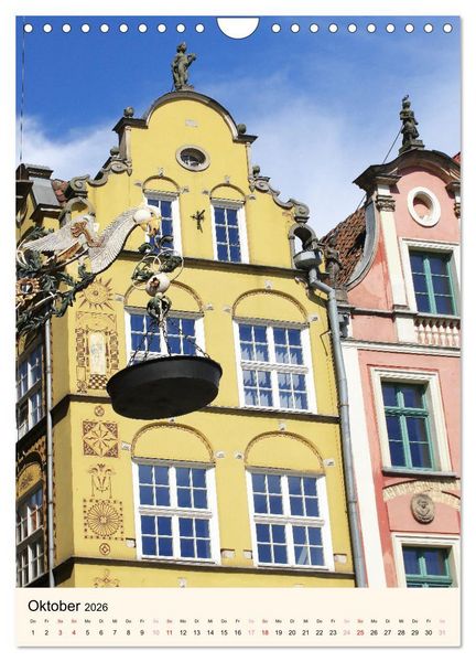 Produktbild: Sch&ouml;nes Danzig (Wandkalender 2026 DIN A4 hoch), CALVENDO Monatskalender