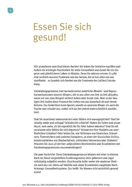 Produktbild: Medical Cooking: Antientz&uuml;ndliche Ern&auml;hrung