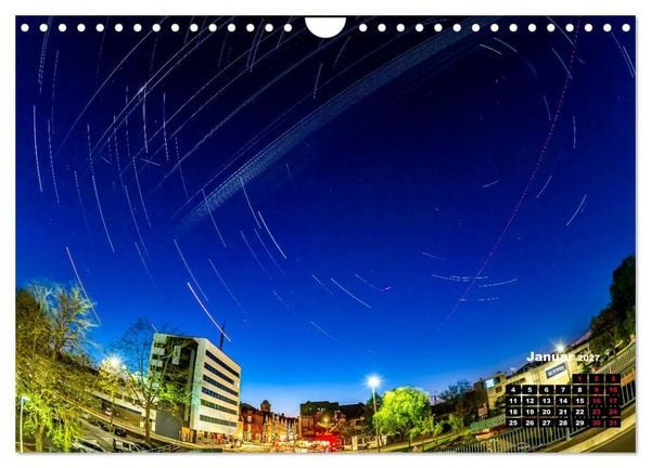 Produktbild: Sternspuren &uuml;ber Bad Hersfeld (Wandkalender 2027 DIN A4 quer), CALVENDO Monatskalender