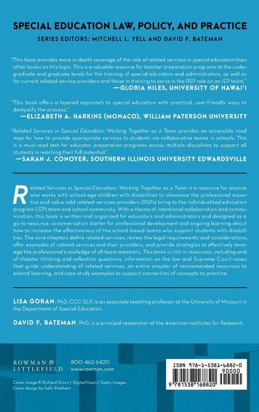 Produktbild: Related Services in Special Education