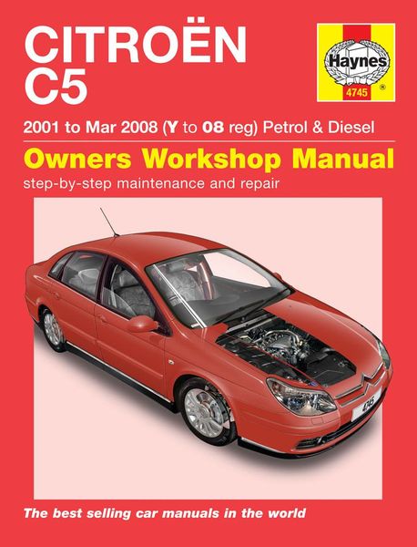 Produktbild: Citroen C5 Petrol & Diesel (01 - Mar 08) Haynes Repair Manual