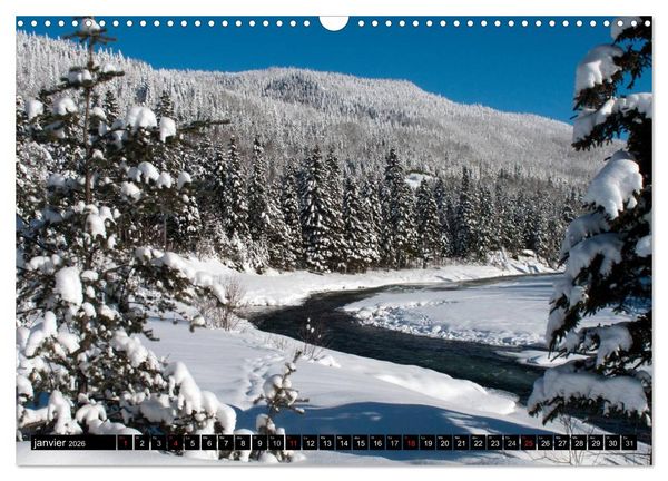 Produktbild: GASP&Eacute;SIE. Parc National du Qu&eacute;bec (Calendrier mural 2026 DIN A3 vertical), CALVENDO calendrier mensuel