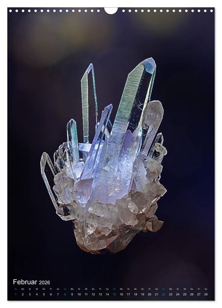Produktbild: ZAUBERHAFTE MINERALIEN designed by nature (Wandkalender 2026 DIN A3 hoch), CALVENDO Monatskalender