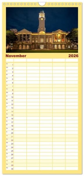 Produktbild: Familienplaner 2026 - Singapur: Zwischen Wolkenkratzern und Superb&auml;umen mit 5 Spalten (Wandkalender, 21 x 45 cm) CALVENDO