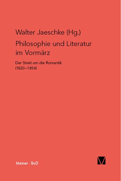 Produktbild: Philosophie und Literatur im Vorm&auml;rz
