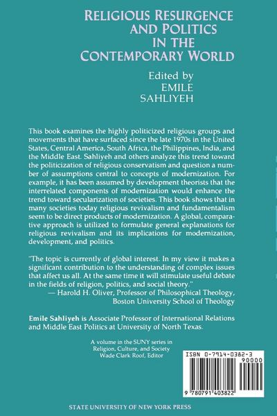 Produktbild: Religious Resurgence and Politics in the Contemporary World