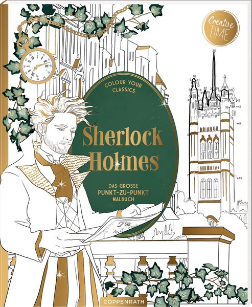 Produktbild: Sherlock Holmes - Das gro&szlig;e Punkt-zu-Punkt Malbuch (X)