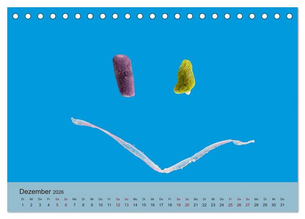 Produktbild: rosaroter korallensand (Tischkalender 2026 DIN A5 quer), CALVENDO Monatskalender